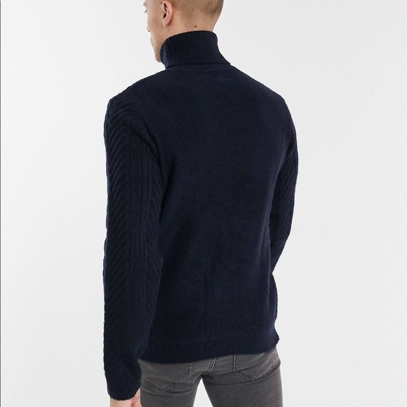 River Island men’s navy sweater NEVER WORN - Picture 3 of 4